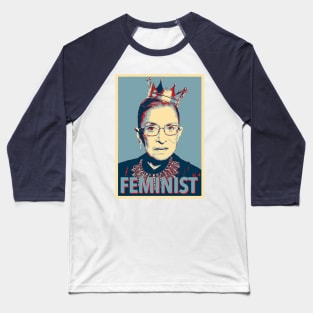 RBG - Feminist Baseball T-Shirt